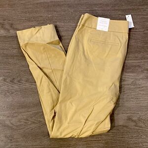 TALBOTS WOMENS CHATHAM ANKLE PANTS SAND CASTLE